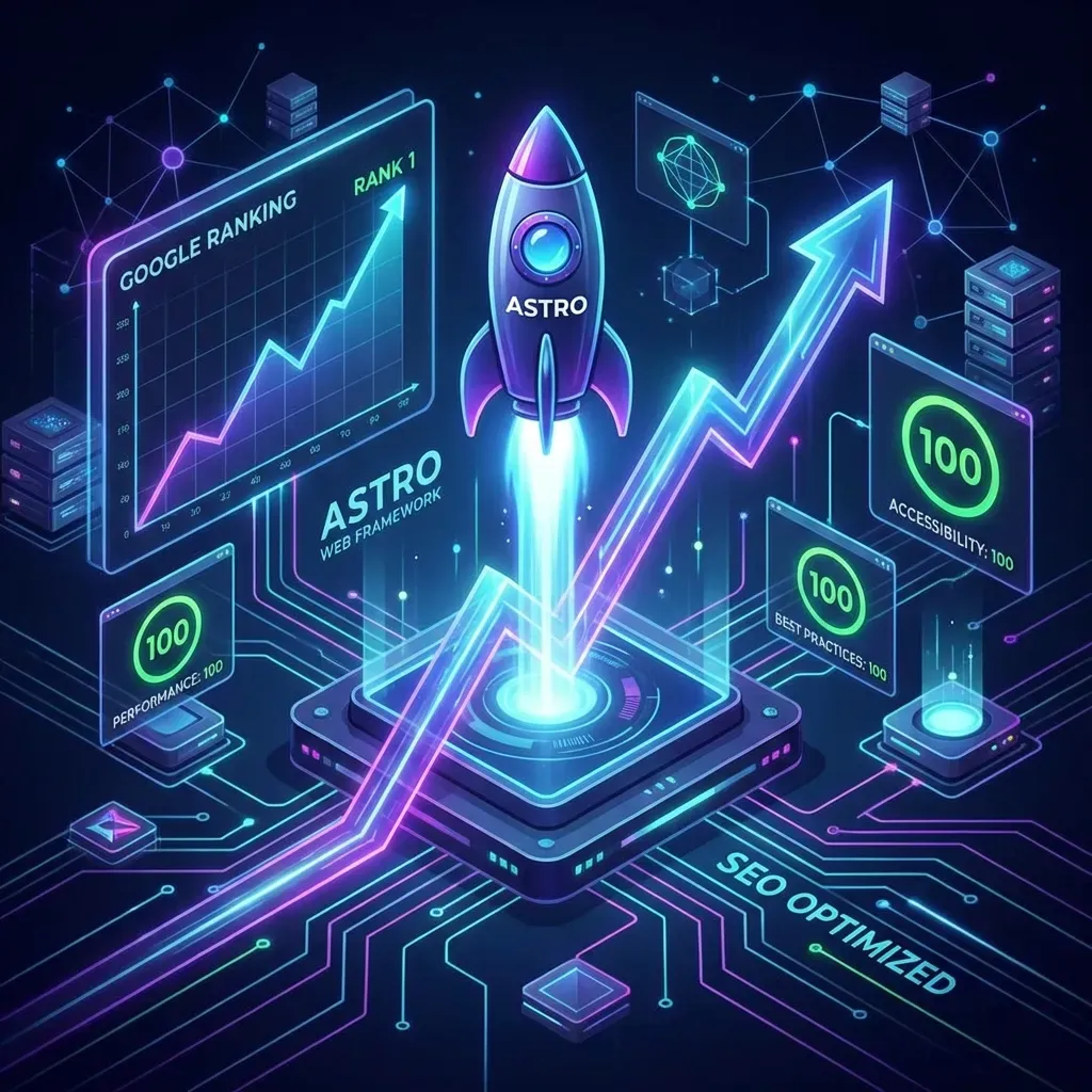 Por que o Astro é o melhor framework para SEO em 2026