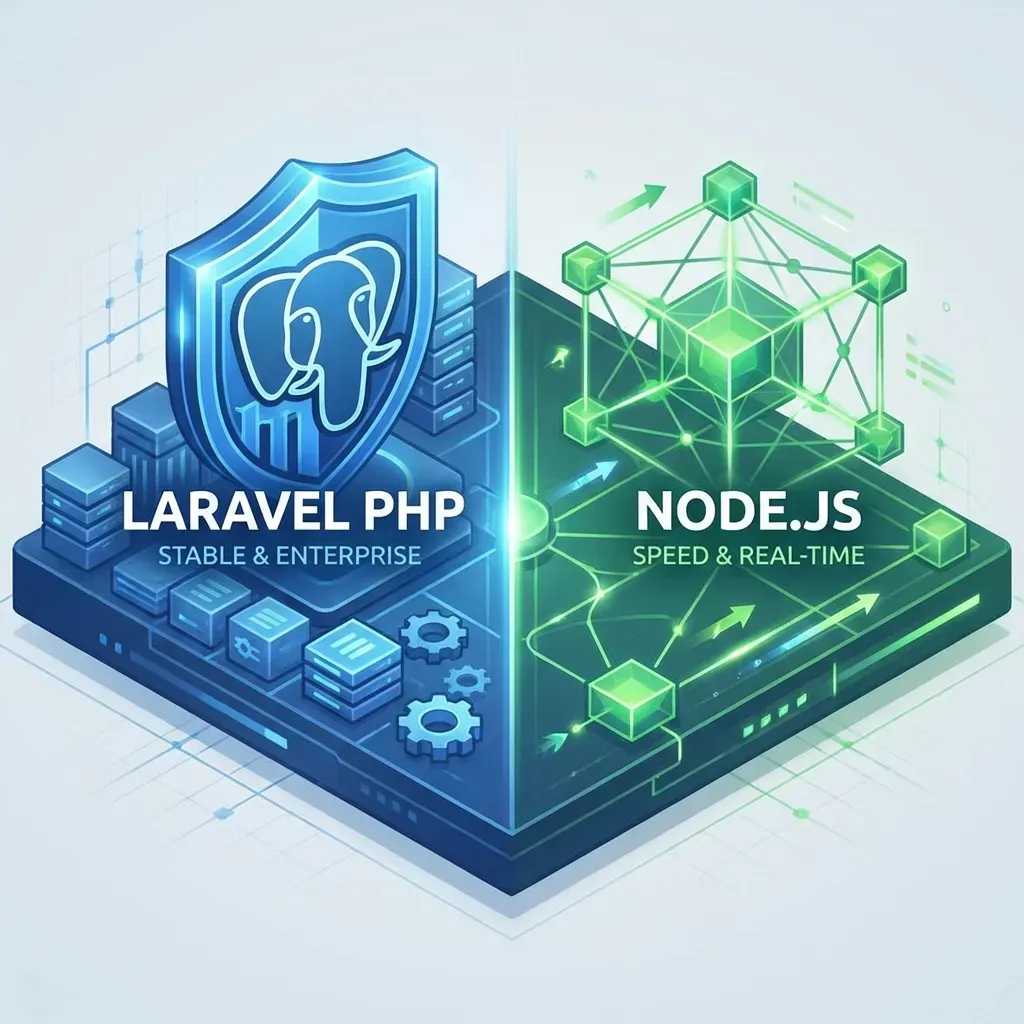 Laravel vs Node.js: Qual a melhor escolha para sistemas Enterprise?