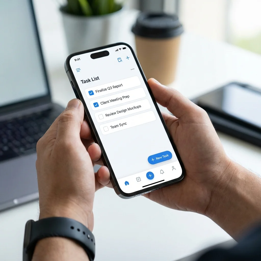 App Flowdeck no celular